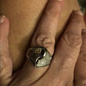 Gold and silver ring